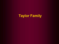Families - Taylor
