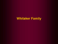 Families - Whitaker
