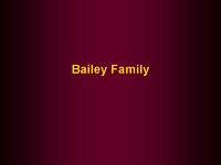 Families - Bailey