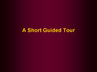SHORT GUIDED TOUR